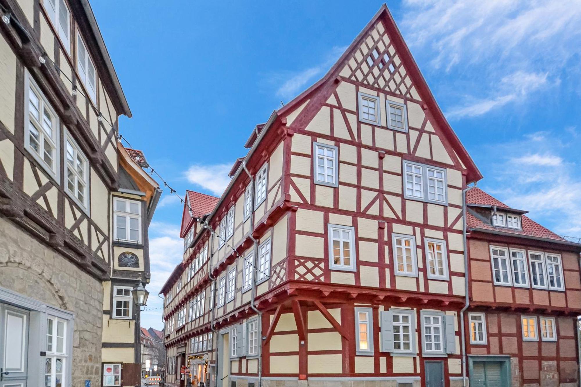 Fewo Lange Gasse 4 - 2 Obergeschoss Inkl Parkplatz Quedlinburg Bagian luar foto